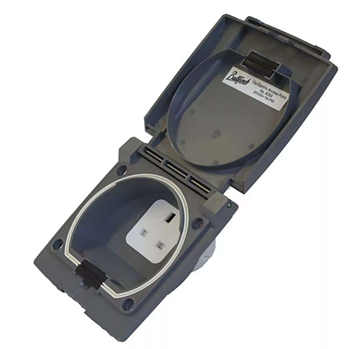 Bullfinch Mains Electric Outlet Grey