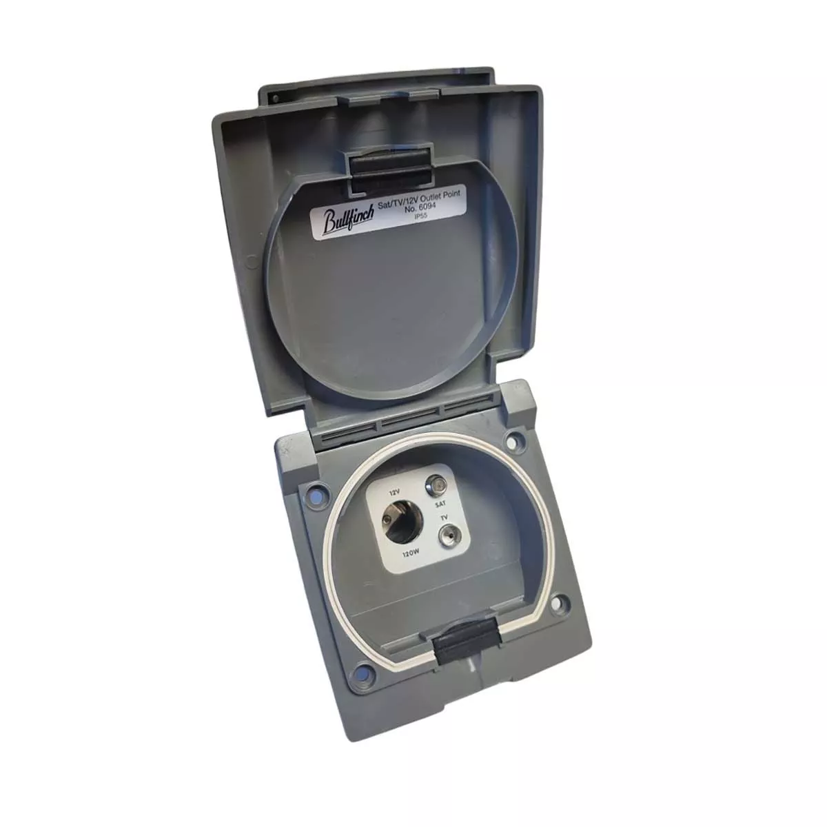 Bullfinch Satellite / TV Outlet Grey