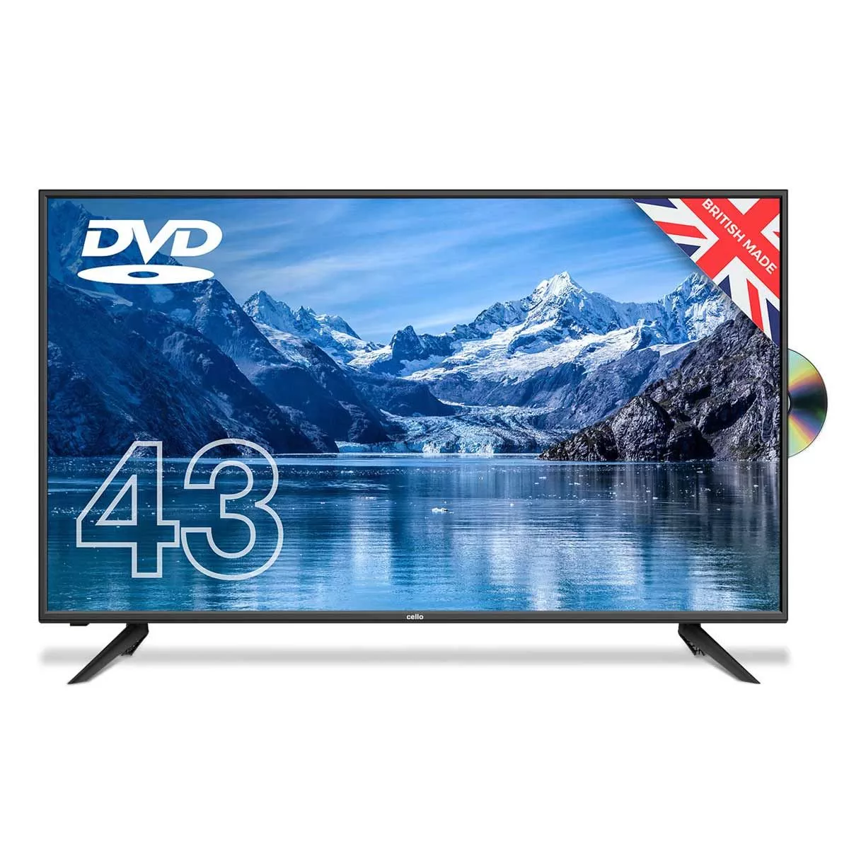 Cello 43″ HD Freeview TV/DVD 240V