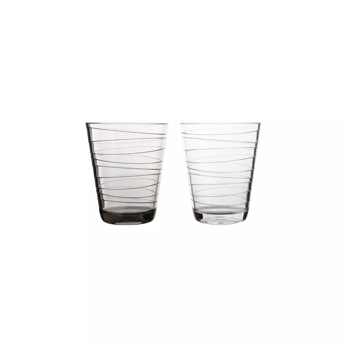 Gimex Linea Line Water Glass Stripe 300ml 2 Pieces