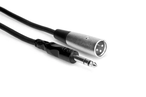 Hosa STX-105M Balanced Interconnect 1/4 in TRS Male to XLR Male