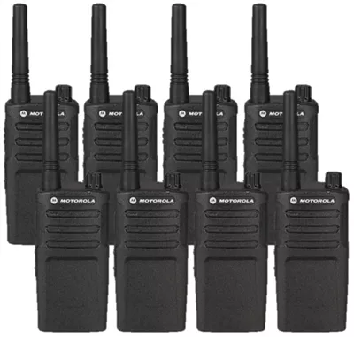 RMU2040 8 Pack 2-Way Radios by Motorola