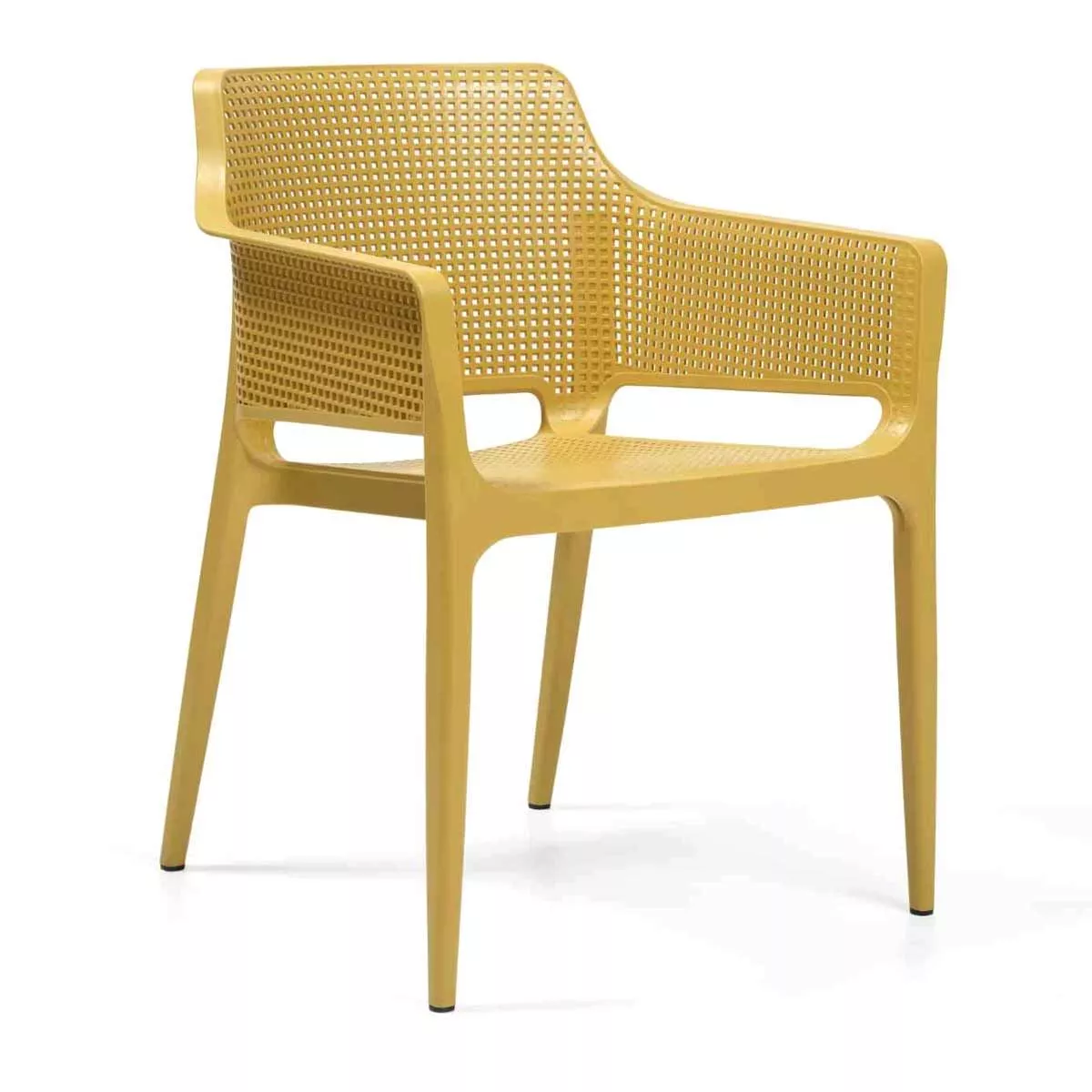 Tabilo Boom Polypropylene Chair for Indoor and Outdoor Use – Mustard