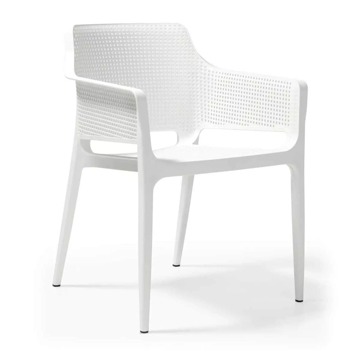 Tabilo Boom Polypropylene Chair for Indoor and Outdoor Use – White