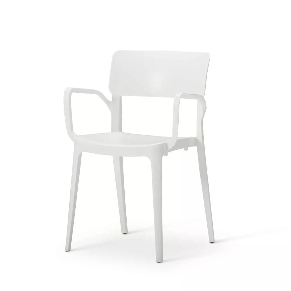 Tabilo Vivo Polypropylene Armchair for Contract Use – White